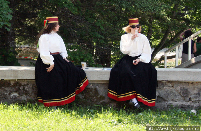 эстонские национальные костюмы Курессааре, остров Сааремаа, Эстония