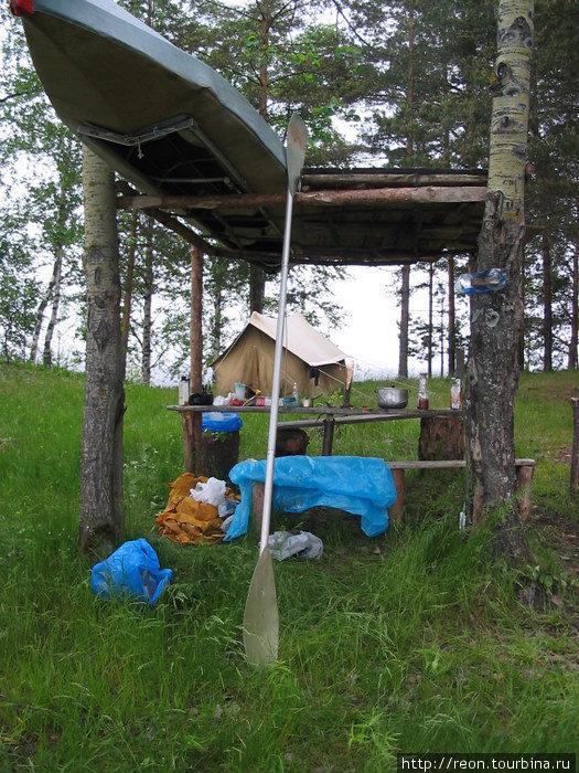 Собственно, нехитрые атрибуты жителей необитаемого острова Тверская область, Россия