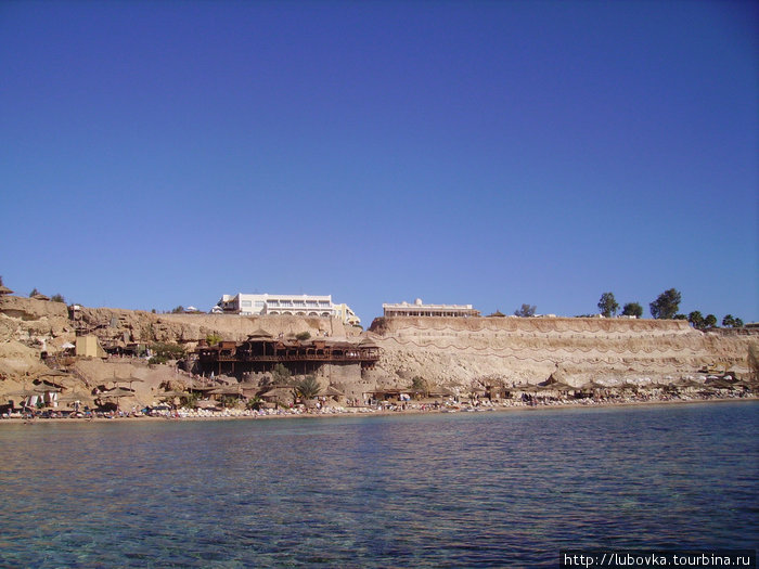 Фото пляжа с катамарана. Шарм-Эль-Шейх, Египет