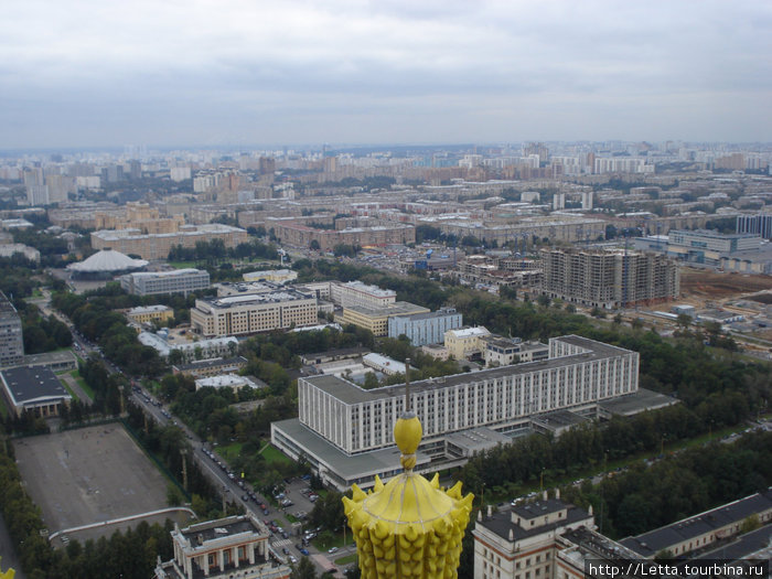 Москва с 32 этажа МГУ Москва, Россия