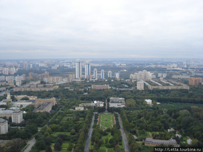 Москва с 32 этажа МГУ Москва, Россия