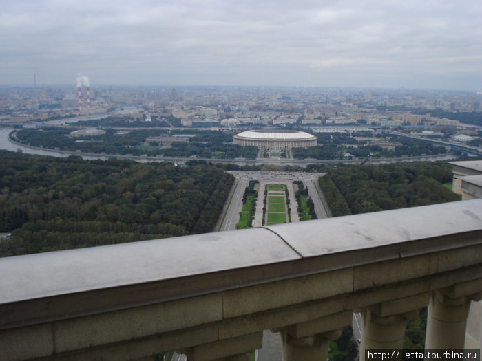 Москва с 32 этажа МГУ Москва, Россия