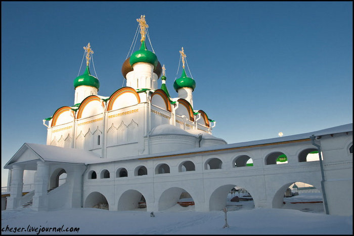 Православная архитектура - Печерский монастырь Нижний Новгород, Россия