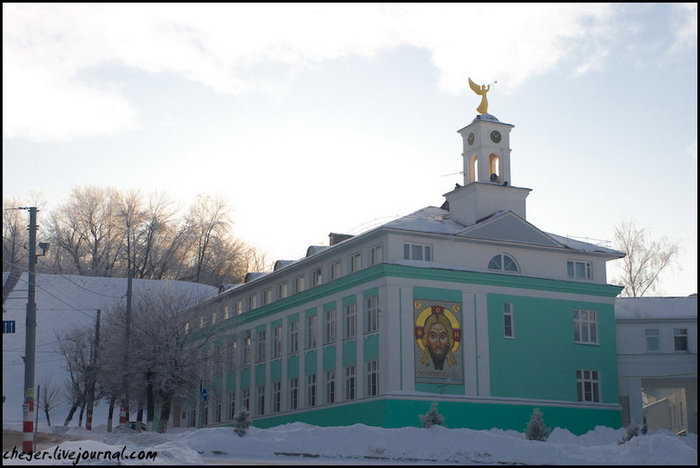 Нижегородская Духовная семинария. Входит в ансамбль Благовещенского монастыря Нижний Новгород, Россия