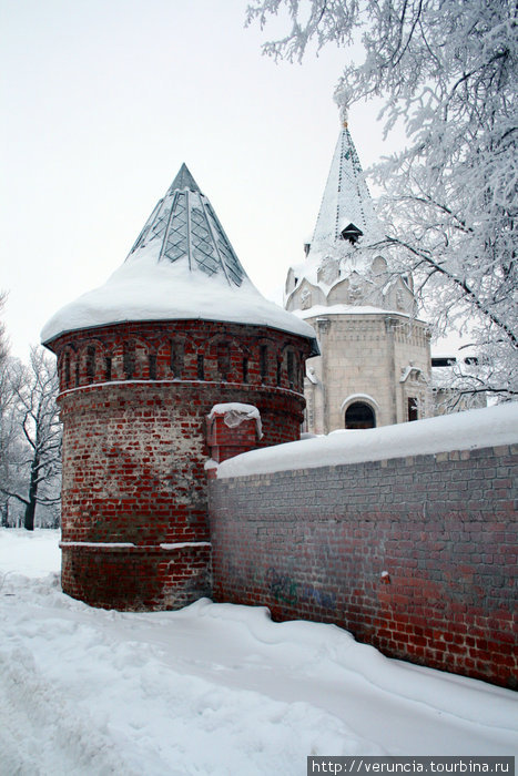 Башни Федоровского городка на поминают кремль. Пушкин, Россия