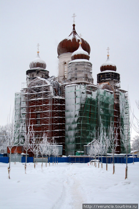 Храм на Соборной площади. Пушкин, Россия