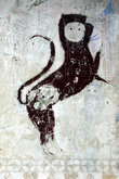 Лев? Или кошка? — фреска на стене храма