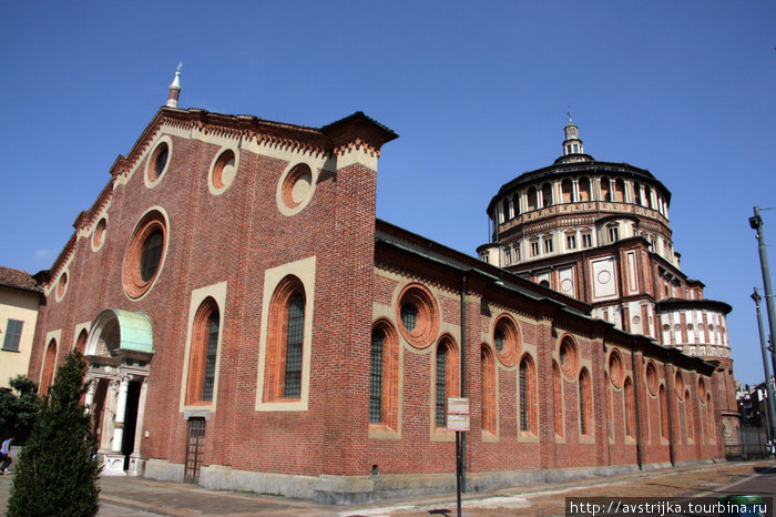 церковь Санта-Мария-делле-Грацие в Милане Милан, Италия