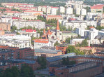 Вид из башни на город Тампере