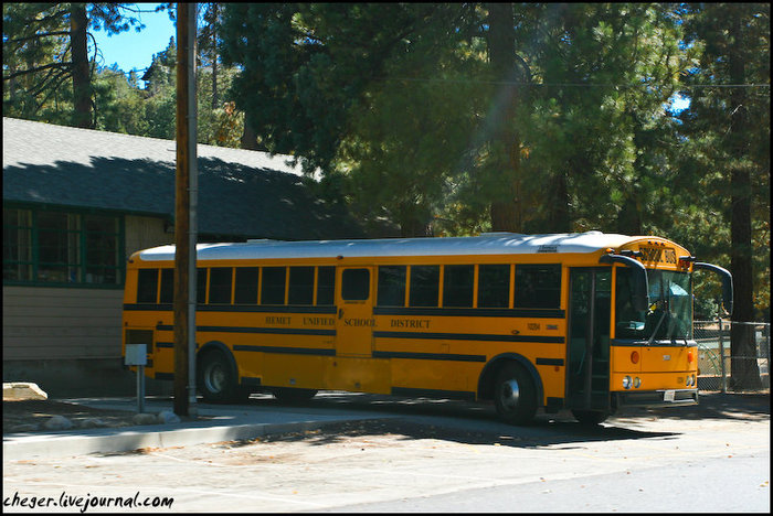 Школьный автобус в Идылвайлд Штат Калифорния, CША