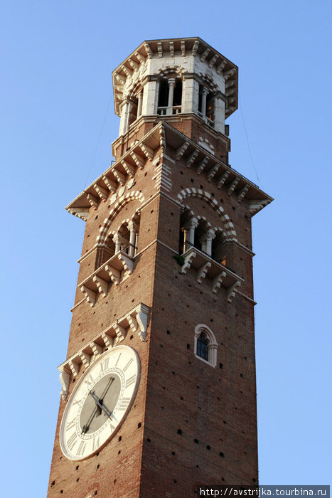 башня Ламберти Верона, Италия