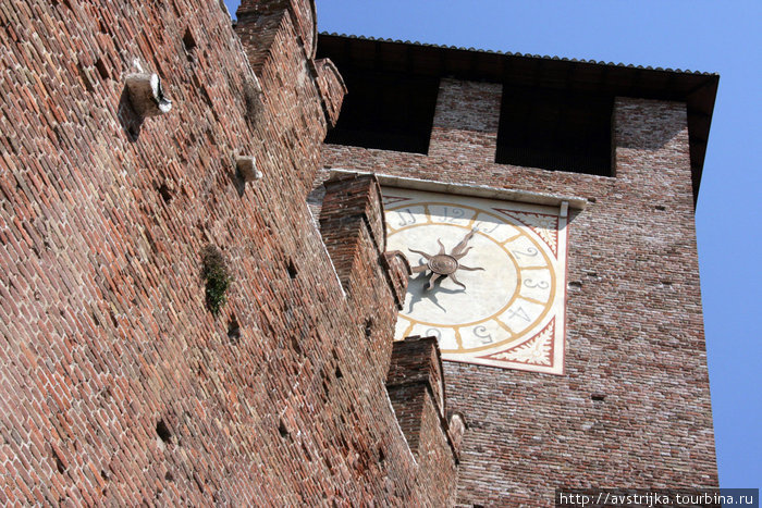 башня замка Кастельвеккио Верона, Италия