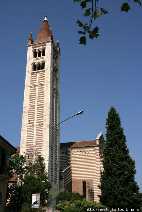 церковь Сан-Дзено-Маджоре Верона, Италия