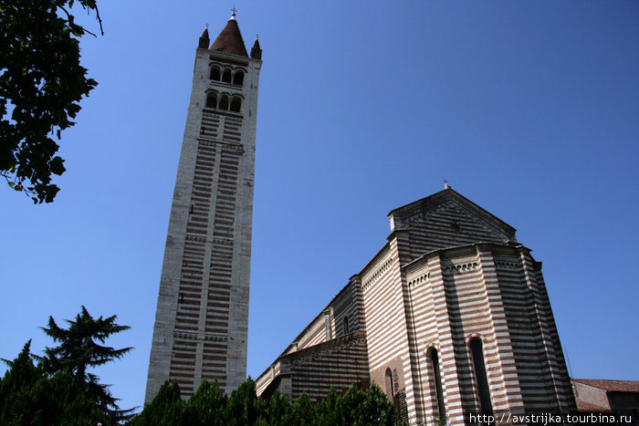 церковь Сан-Дзено-Маджоре Верона, Италия