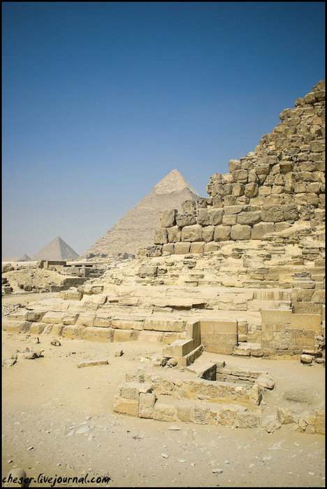 Пирамиды в перспективе Гиза, Египет