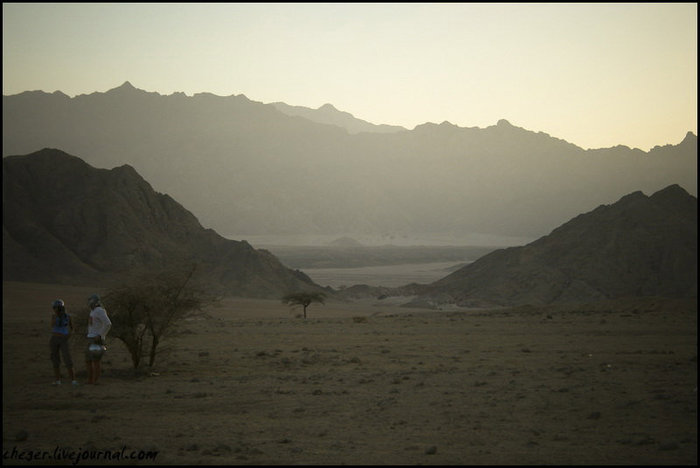 Закат в пустыне... Шарм-Эль-Шейх, Египет
