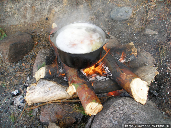 Картошка с тушенкой Лахденпохья, Россия