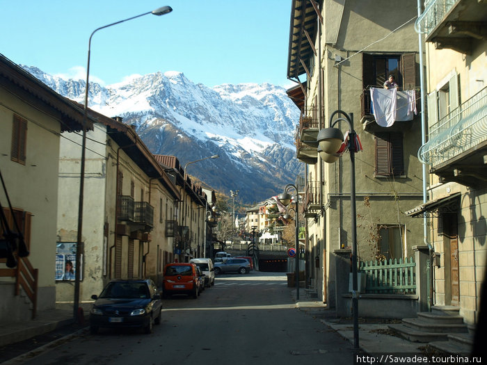 Городок Бардонеккиа на итальянской стороне Рона-Альпы, Франция