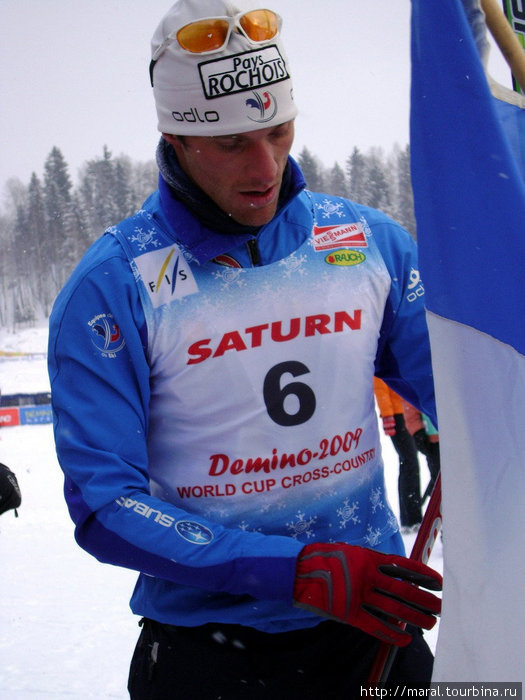 И титулованный французский лыжник Жак Марк Галлард Рыбинск, Россия