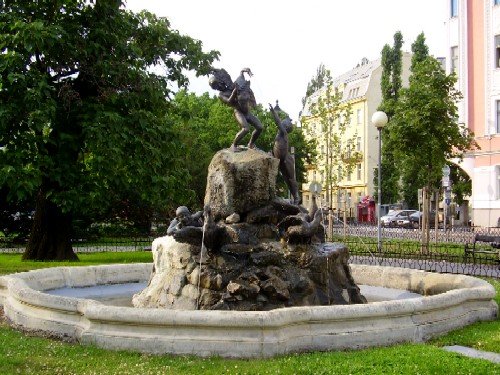 Утиный фонтан / Kačacia fontána