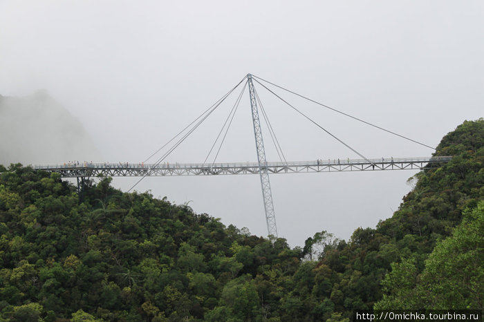 Мост в облаках (канатная дорога Лангкави) Малайзия