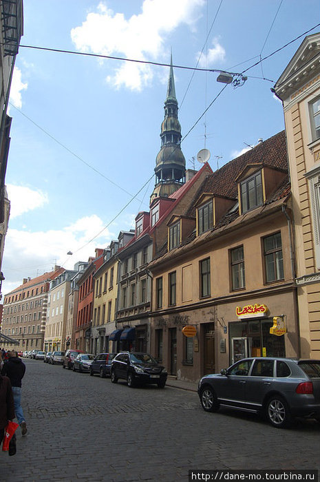 Прогулка по городу Рига, Латвия