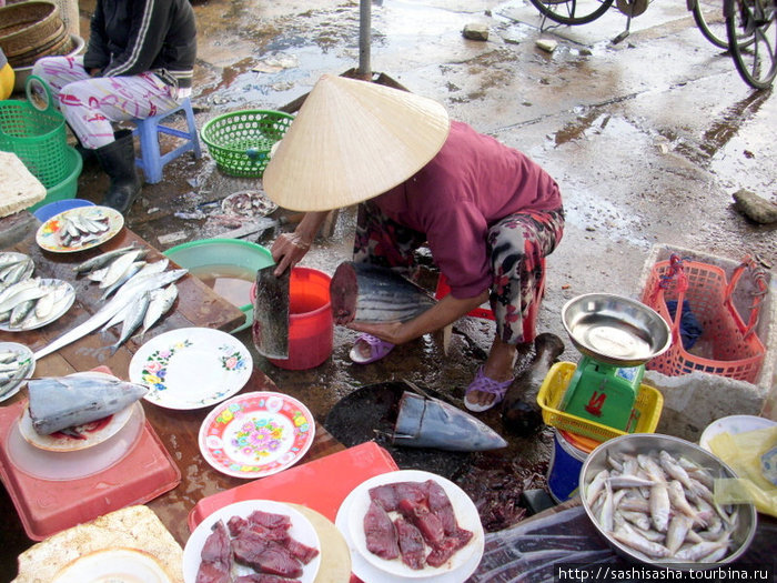 Рыбный рынок. Хойан, Вьетнам