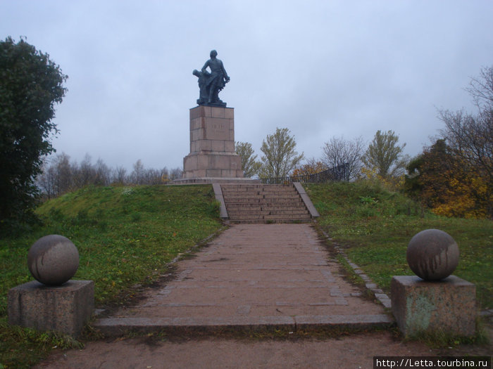 Памятник Петр первый Выборг, Россия