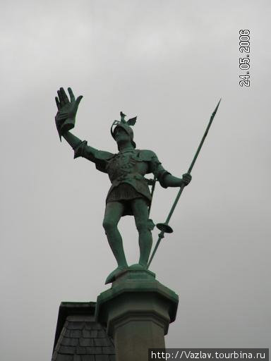 Победитель великана с отрубленной рукой врага Антверпен, Бельгия