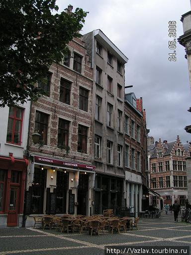 На кривых улочках Антверпен, Бельгия