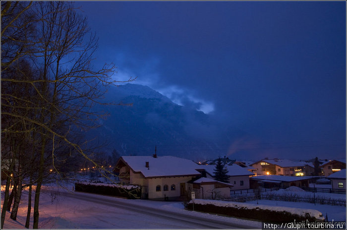 В Австрии я любовался закатом Земля Тироль, Австрия