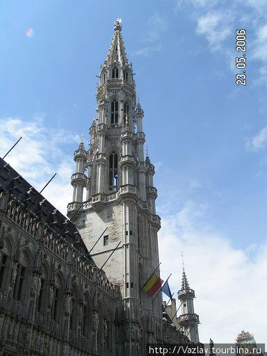 Шпиль ратуши Брюссель, Бельгия