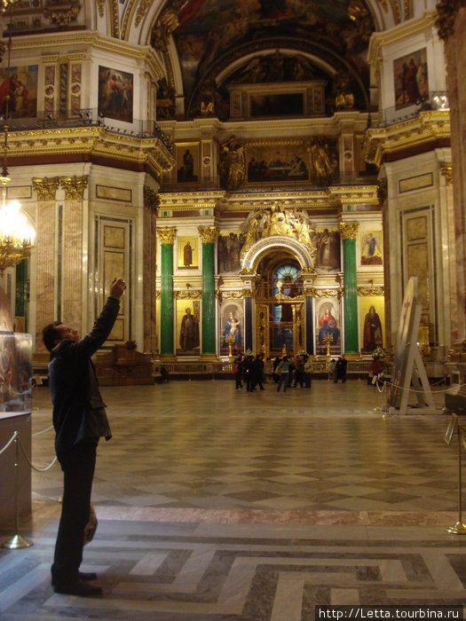 Внутри Петропавловского собора Санкт-Петербург, Россия