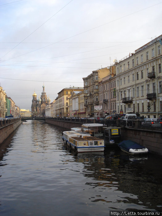 Канал Грибоедова. Собор Спас-на-крови Санкт-Петербург, Россия