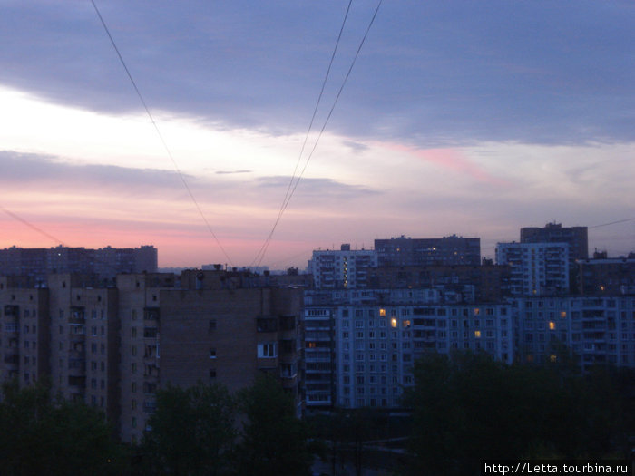 Вид с нашего балкона Москва, Россия
