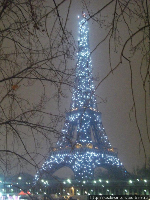 Самая большая елка планеты! Париж, Франция
