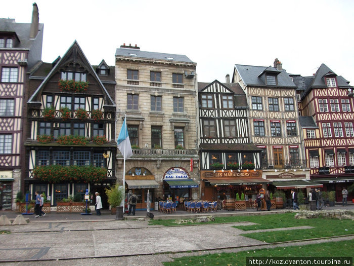 Площадь старого рынка. Руан, Франция