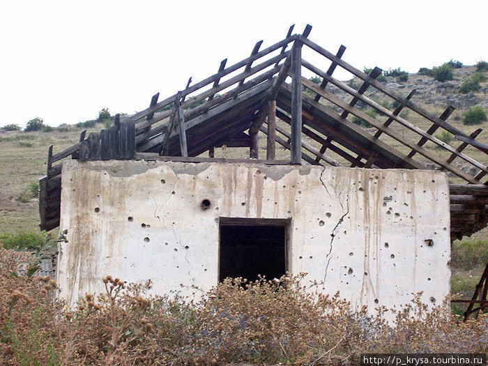 Обстрелянный дом Азербайджан
