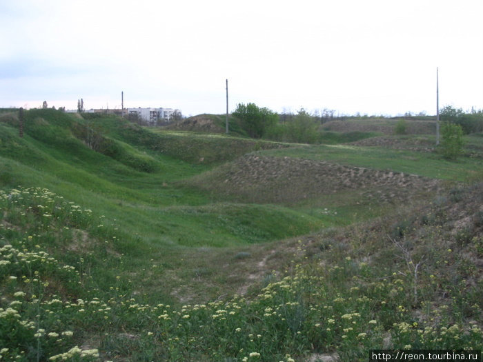 Остатки оборонительных рвов вокруг бывшей крепости Измаил, Украина
