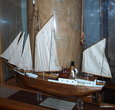 Модель судна Св. Фока, на котором в 1912 году вышла из Архангельска на Северный полюс первая русская экспедиция под началом Георгия Седова.