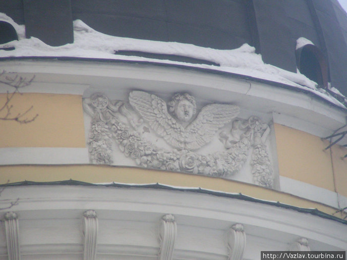 Выглядывая из крыльев Санкт-Петербург, Россия