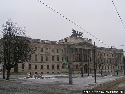 Вид на дворец Брауншвейг, Германия
