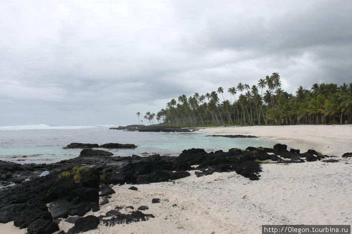 Чистая вода, белый песок, пальмы... Остров Уполу, Самоа