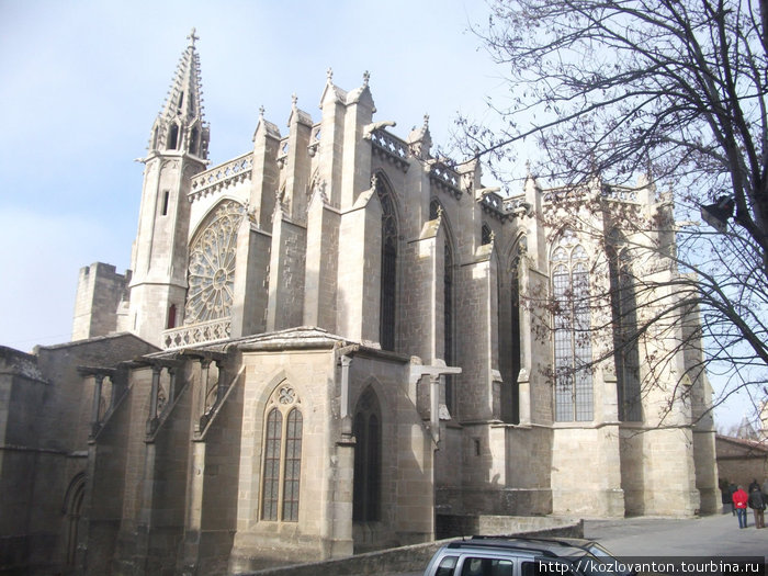 Церковь Св.Назария — романский собор XI -XIII веков. Каркассон, Франция