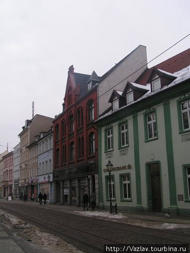 Многоцветная улица Бранденбург, Германия