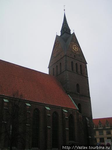 Церковь сбоку Ганновер, Германия