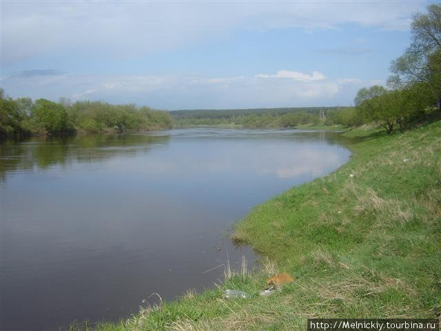 река Днепр возле Копыси Орша, Беларусь