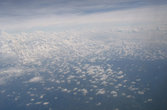 Облака над Суматрой — как будто подушку разодрали :)