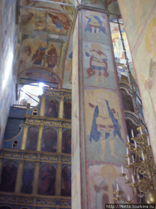 Роспись стен Софийского собора Вологда, Россия