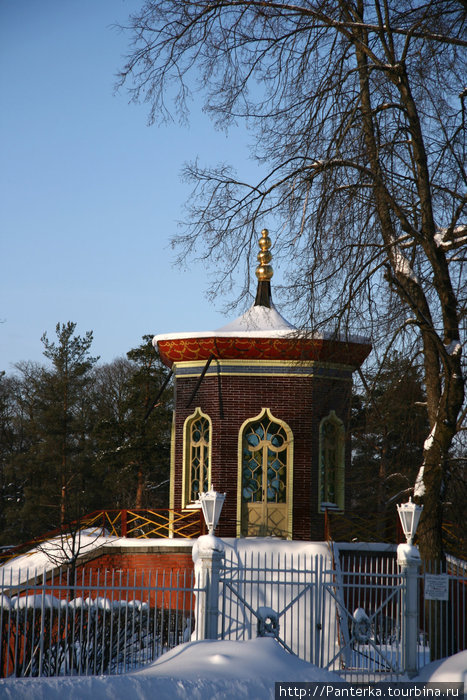 В зимнем Царскосельском парке Пушкин, Россия